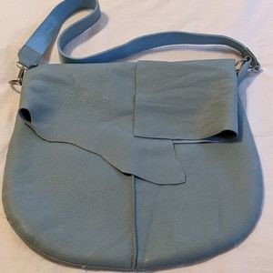 Light blue hobo bag